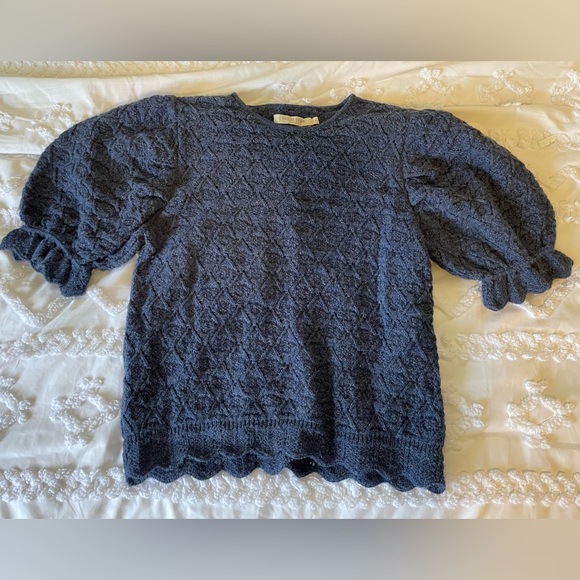 Christy Dawn Blue Logan Alpaca Sweater - Picture 4 of 5